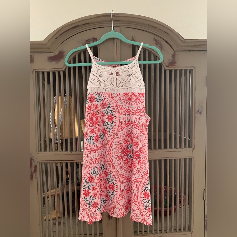 Crochet/macrame neck tank from Torrid